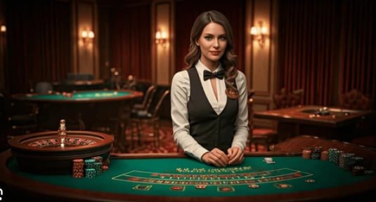 Studio dealer langsung togel88 dengan kamera multi-sudut dan setup profesional